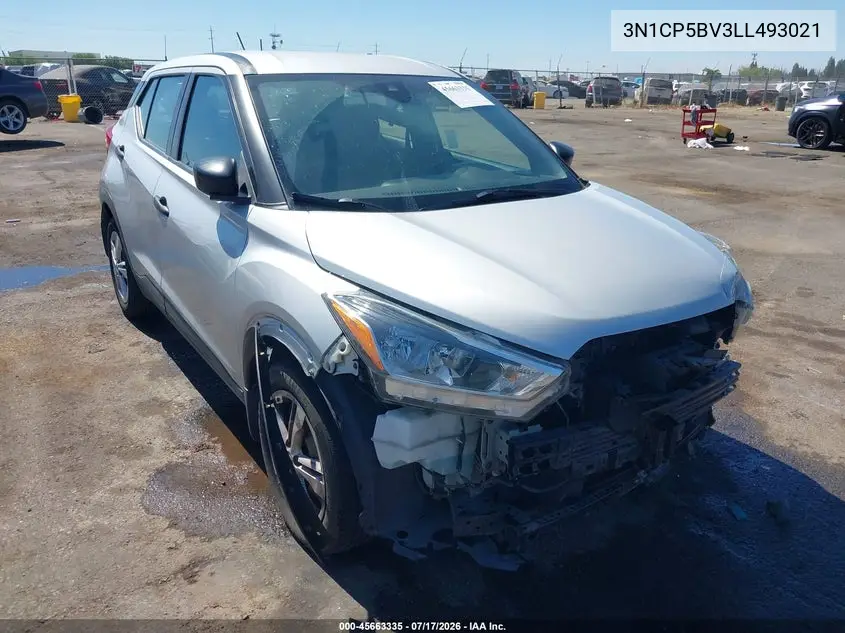 2020 Nissan Kicks S Xtronic Cvt VIN: 3N1CP5BV3LL493021 Lot: 45663335