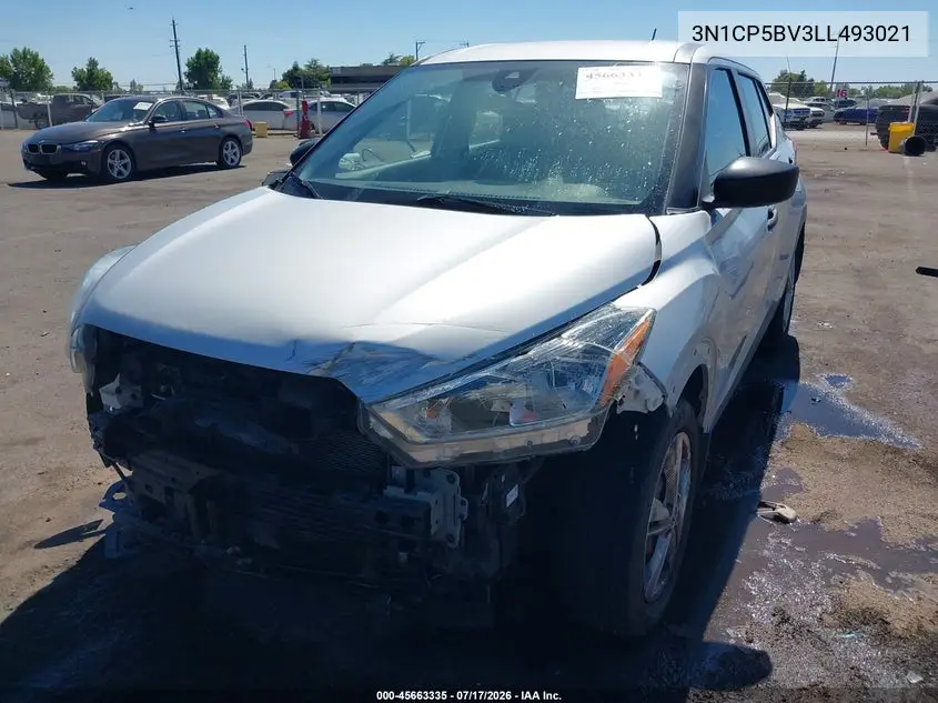 2020 Nissan Kicks S Xtronic Cvt VIN: 3N1CP5BV3LL493021 Lot: 45663335