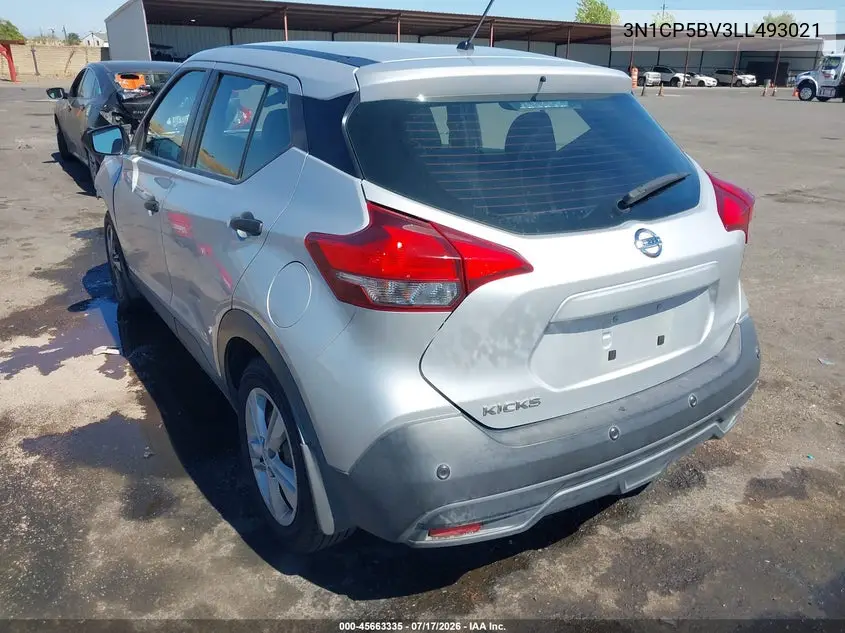 2020 Nissan Kicks S Xtronic Cvt VIN: 3N1CP5BV3LL493021 Lot: 45663335
