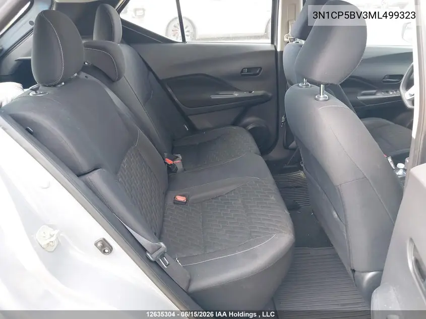 2021 Nissan Kicks S VIN: 3N1CP5BV3ML499323 Lot: 12635304