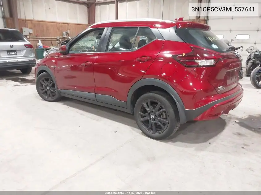 3N1CP5CV3ML557641 2021 Nissan Kicks Sv Xtronic Cvt