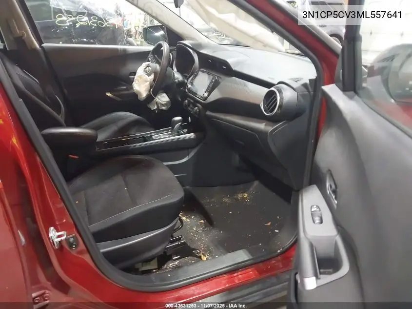 3N1CP5CV3ML557641 2021 Nissan Kicks Sv Xtronic Cvt