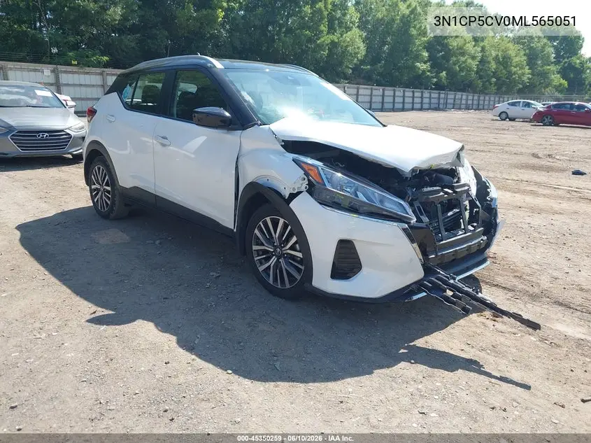 2021 Nissan Kicks Sv Xtronic Cvt VIN: 3N1CP5CV0ML565051 Lot: 45350259