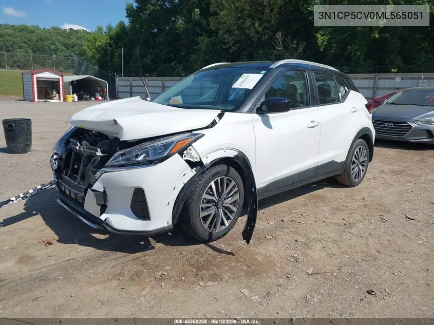2021 Nissan Kicks Sv Xtronic Cvt VIN: 3N1CP5CV0ML565051 Lot: 45350259