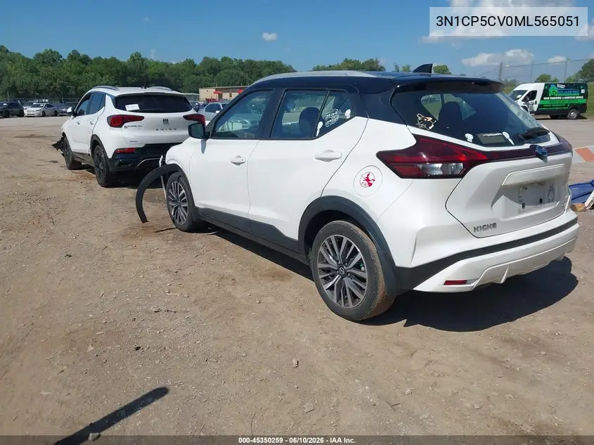 2021 Nissan Kicks Sv Xtronic Cvt VIN: 3N1CP5CV0ML565051 Lot: 45350259