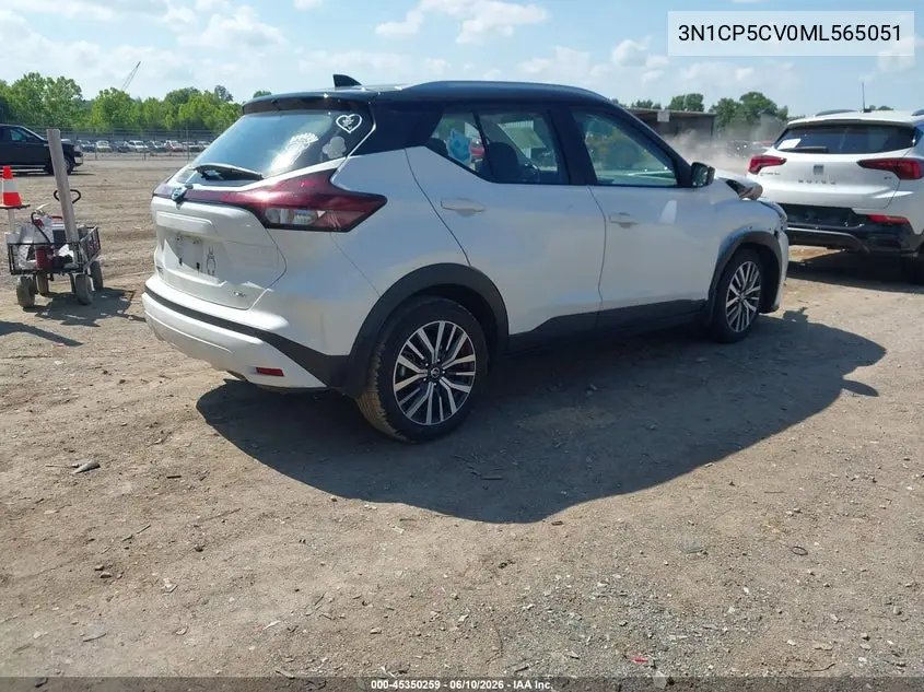 2021 Nissan Kicks Sv Xtronic Cvt VIN: 3N1CP5CV0ML565051 Lot: 45350259
