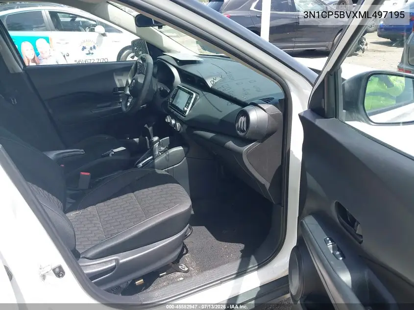 2021 Nissan Kicks S Xtronic Cvt VIN: 3N1CP5BVXML497195 Lot: 45582947