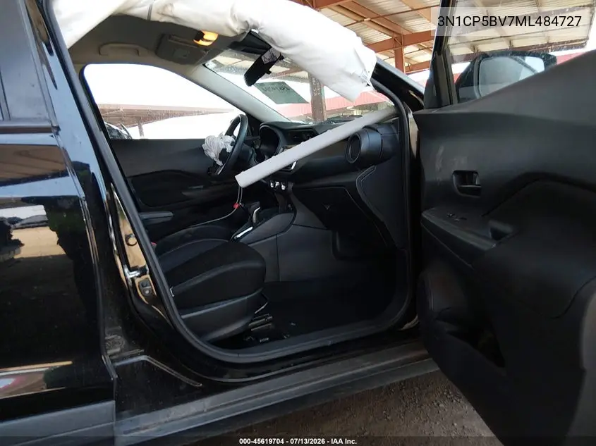2021 Nissan Kicks S Xtronic Cvt VIN: 3N1CP5BV7ML484727 Lot: 45619704