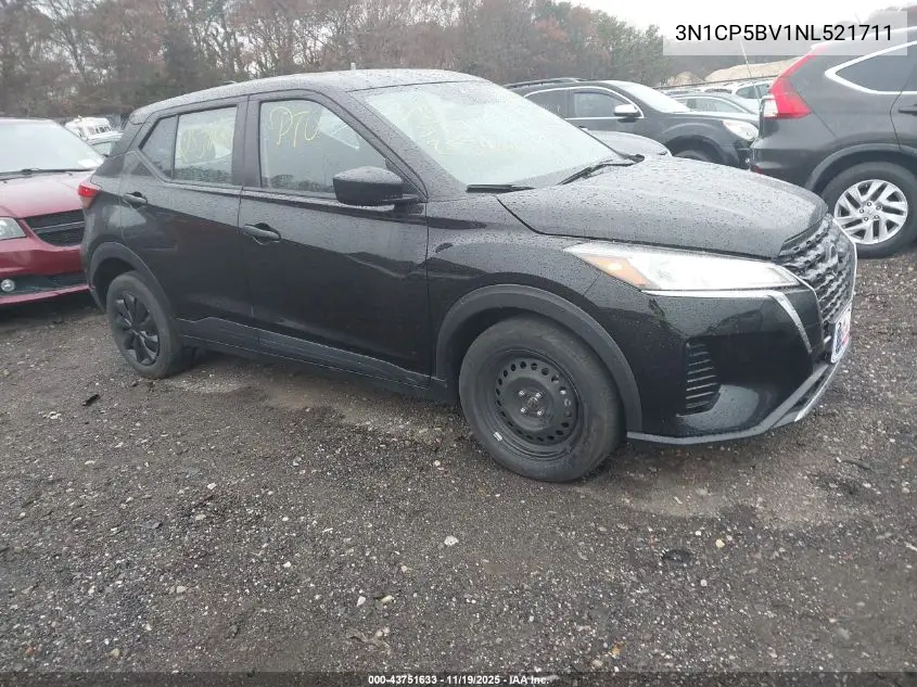 3N1CP5BV1NL521711 2022 Nissan Kicks S
