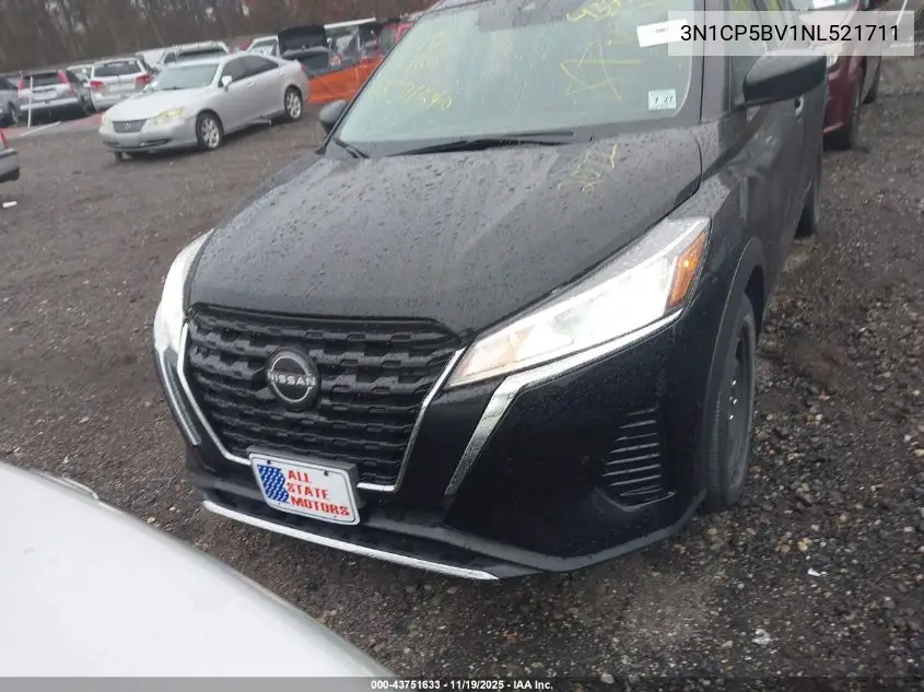 3N1CP5BV1NL521711 2022 Nissan Kicks S