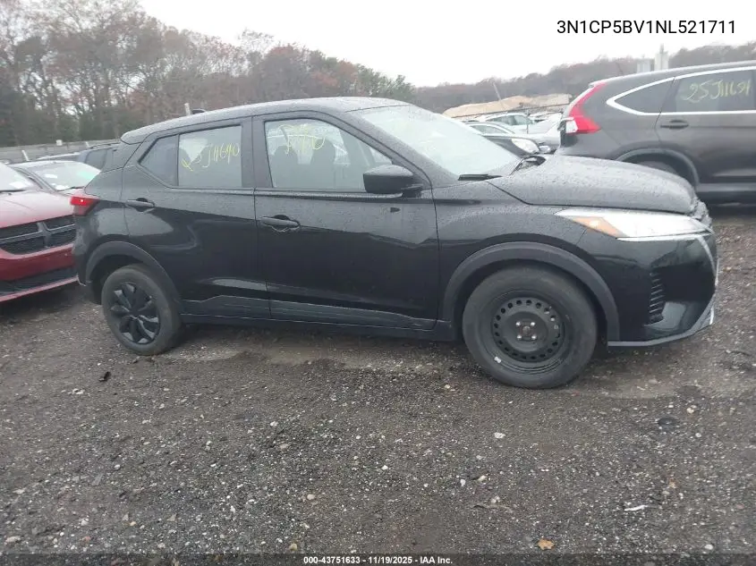 3N1CP5BV1NL521711 2022 Nissan Kicks S