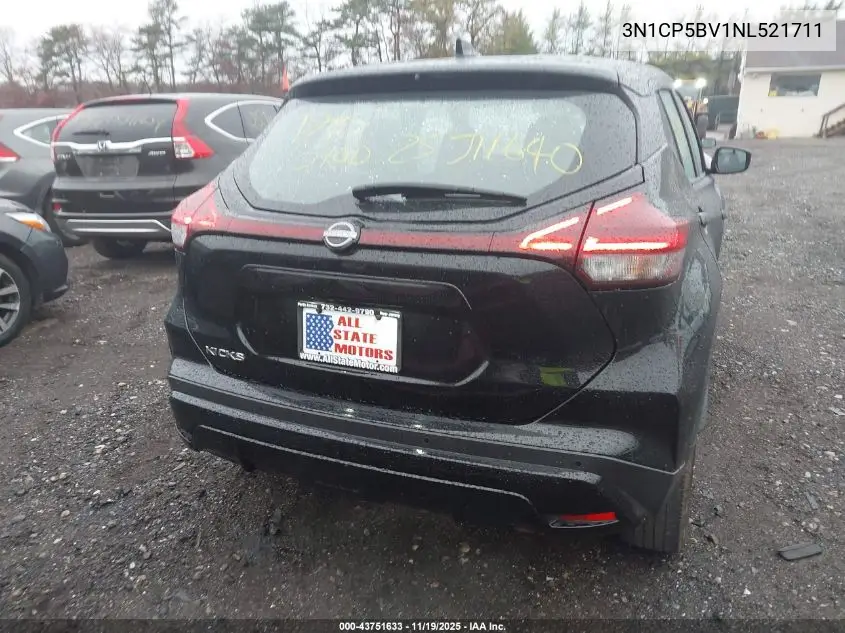 3N1CP5BV1NL521711 2022 Nissan Kicks S