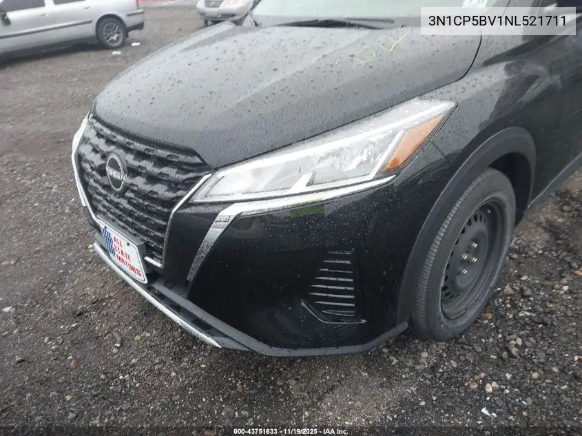 3N1CP5BV1NL521711 2022 Nissan Kicks S