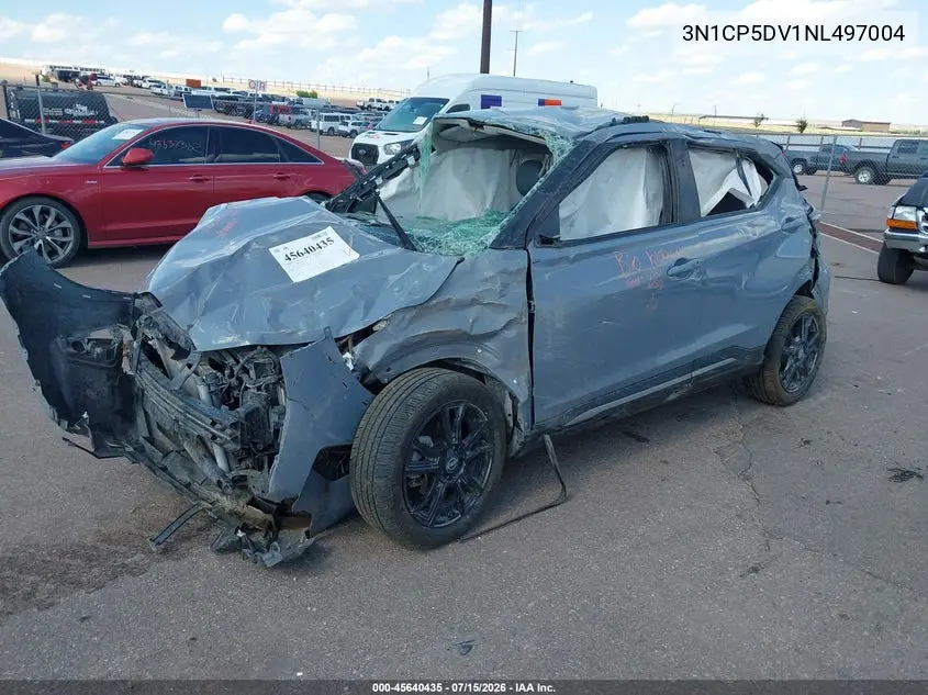 2022 Nissan Kicks Sr Xtronic Cvt VIN: 3N1CP5DV1NL497004 Lot: 45640435