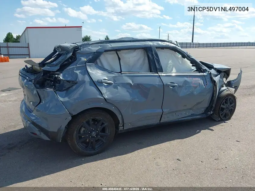 2022 Nissan Kicks Sr Xtronic Cvt VIN: 3N1CP5DV1NL497004 Lot: 45640435