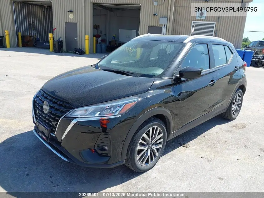 2023 Nissan Kicks Sv VIN: 3N1CP5CV3PL496795 Lot: 20269401