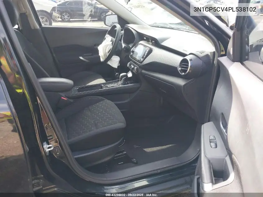 3N1CP5CV4PL538102 2023 Nissan Kicks Sv Xtronic Cvt