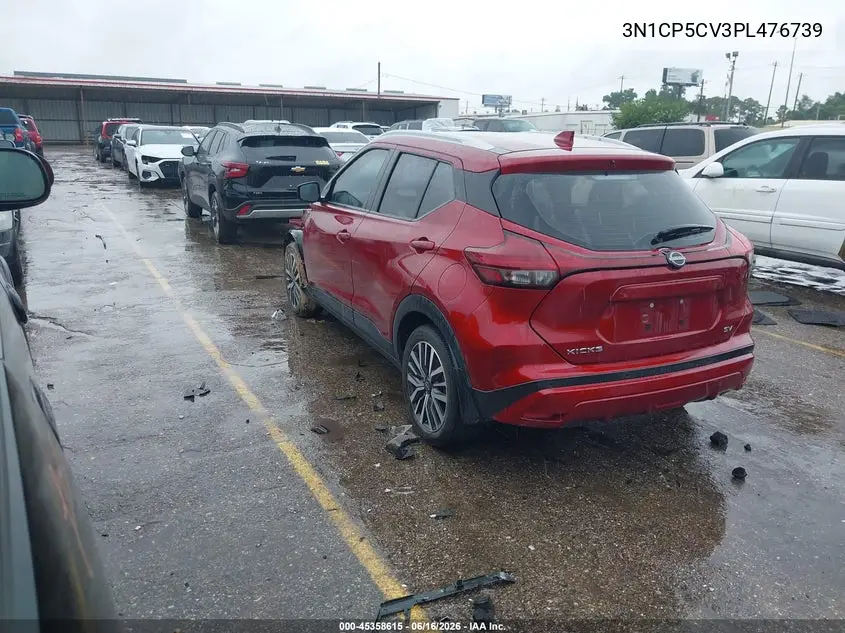 2023 Nissan Kicks Sv Xtronic Cvt VIN: 3N1CP5CV3PL476739 Lot: 45358615