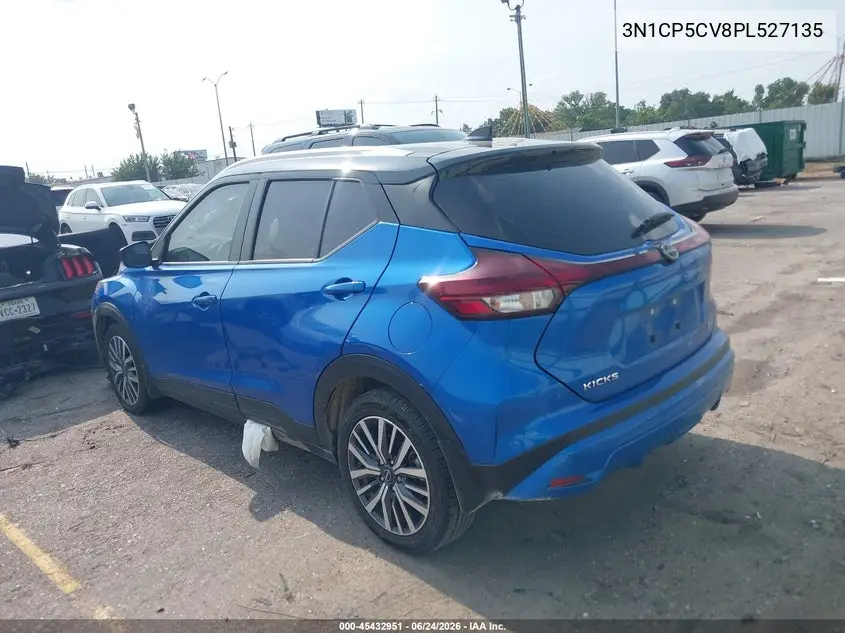 2023 Nissan Kicks Sv Xtronic Cvt VIN: 3N1CP5CV8PL527135 Lot: 45432951