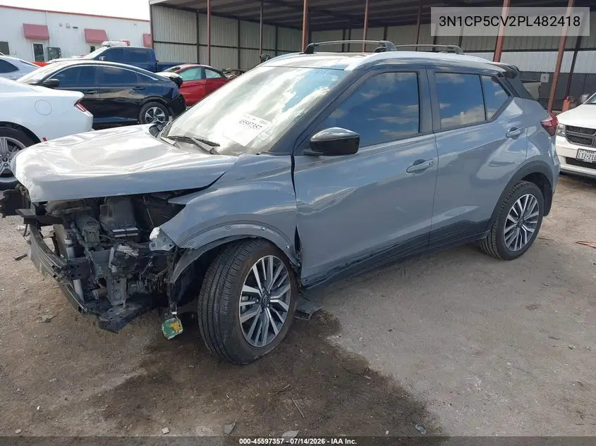 2023 Nissan Kicks Sv Xtronic Cvt VIN: 3N1CP5CV2PL482418 Lot: 45597357
