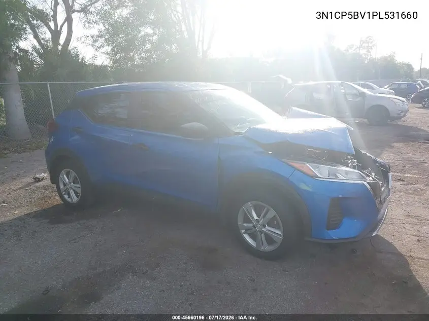 2023 Nissan Kicks S Xtronic Cvt VIN: 3N1CP5BV1PL531660 Lot: 45660196