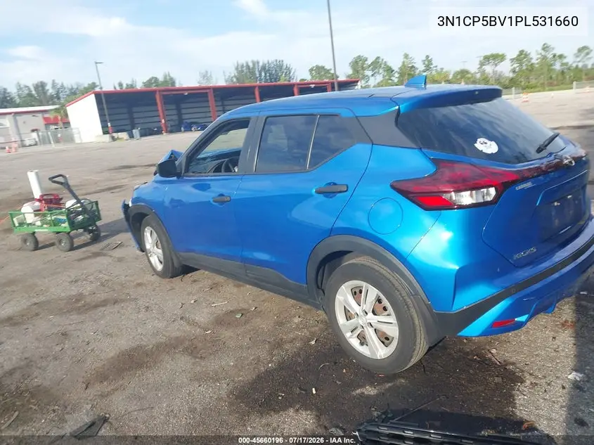 2023 Nissan Kicks S Xtronic Cvt VIN: 3N1CP5BV1PL531660 Lot: 45660196