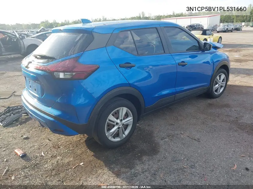 2023 Nissan Kicks S Xtronic Cvt VIN: 3N1CP5BV1PL531660 Lot: 45660196