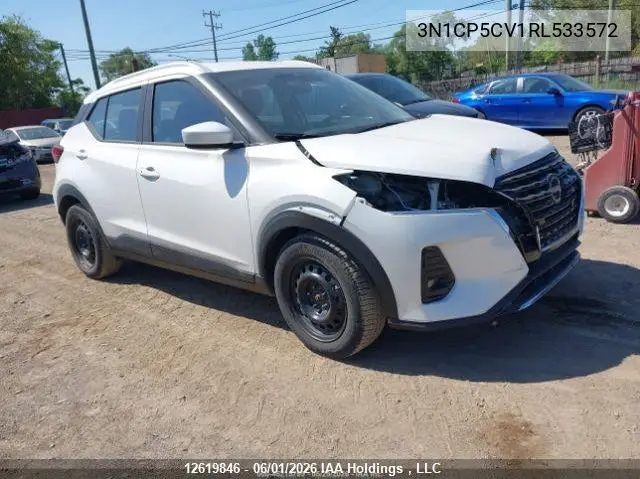 2024 Nissan Kicks Sv VIN: 3N1CP5CV1RL533572 Lot: 12619846