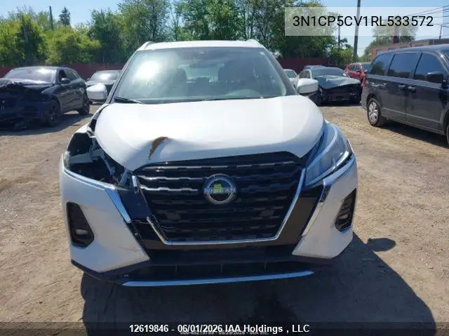 2024 Nissan Kicks Sv VIN: 3N1CP5CV1RL533572 Lot: 12619846