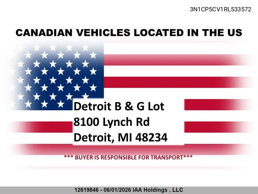 2024 Nissan Kicks Sv VIN: 3N1CP5CV1RL533572 Lot: 12619846