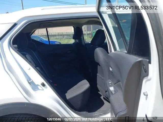 2024 Nissan Kicks Sv VIN: 3N1CP5CV1RL533572 Lot: 12619846