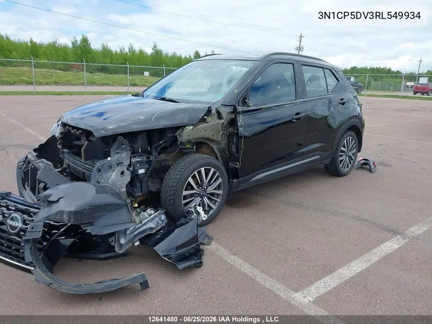 2024 Nissan Kicks Sr VIN: 3N1CP5DV3RL549934 Lot: 12641480