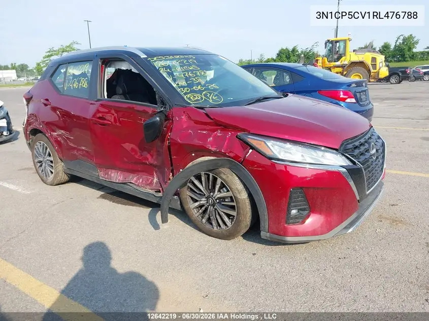 2024 Nissan Kicks Sv VIN: 3N1CP5CV1RL476788 Lot: 12642219