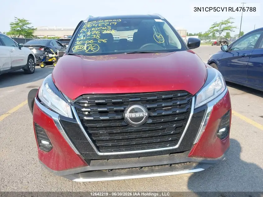 2024 Nissan Kicks Sv VIN: 3N1CP5CV1RL476788 Lot: 12642219