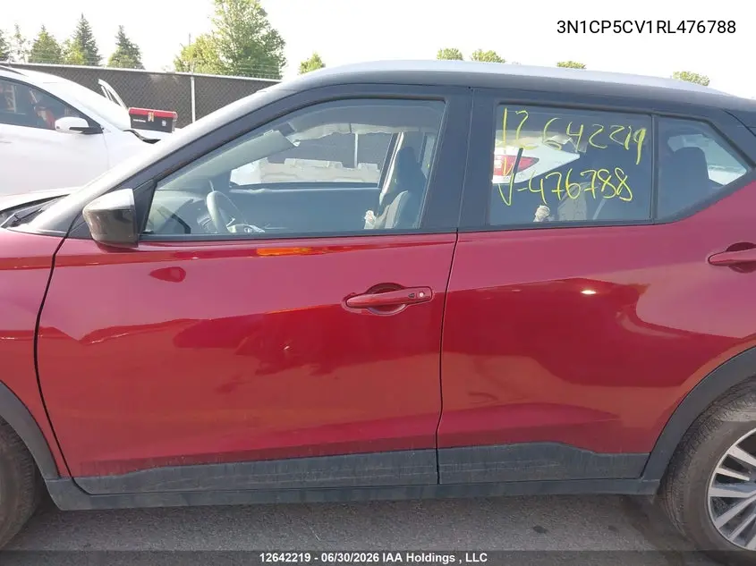 2024 Nissan Kicks Sv VIN: 3N1CP5CV1RL476788 Lot: 12642219