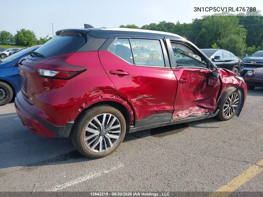 2024 Nissan Kicks Sv VIN: 3N1CP5CV1RL476788 Lot: 12642219