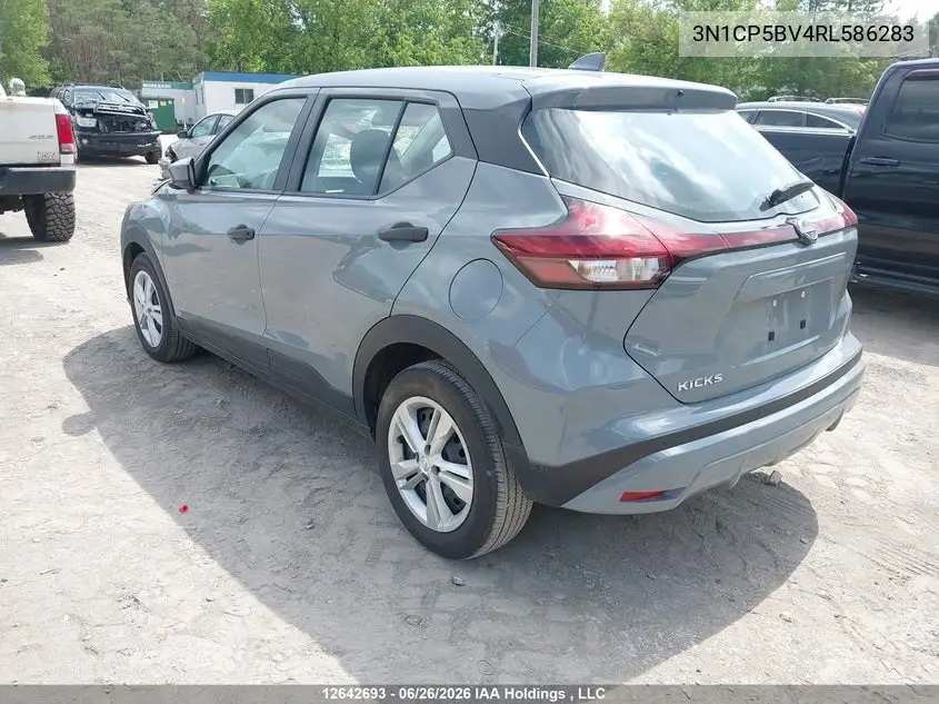2024 Nissan Kicks S VIN: 3N1CP5BV4RL586283 Lot: 12642693