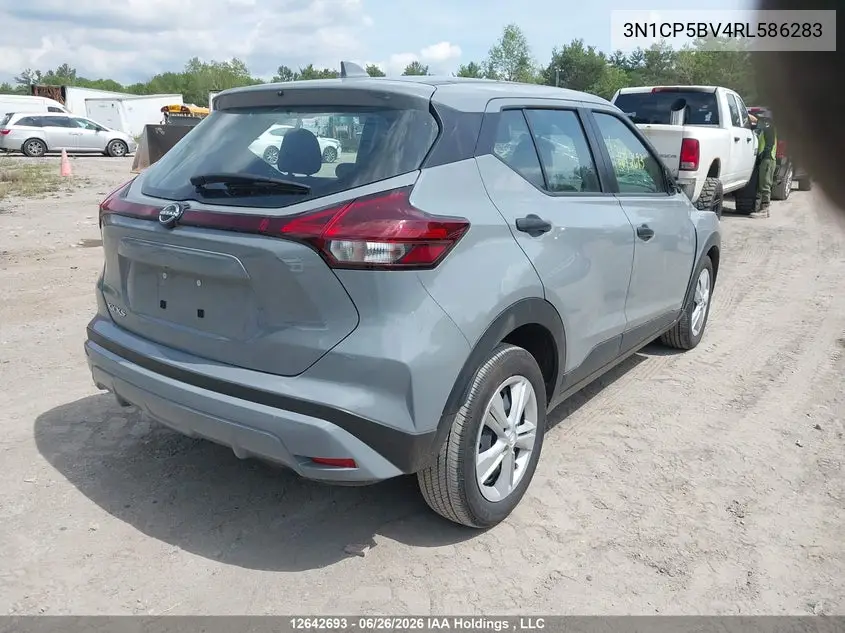 2024 Nissan Kicks S VIN: 3N1CP5BV4RL586283 Lot: 12642693