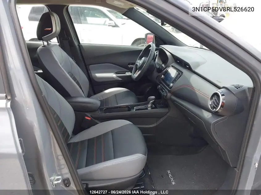 2024 Nissan Kicks Sr VIN: 3N1CP5DV8RL526620 Lot: 12642727