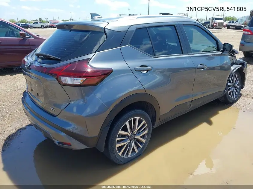 2024 Nissan Kicks Sv Xtronic Cvt VIN: 3N1CP5CV5RL541805 Lot: 45337534
