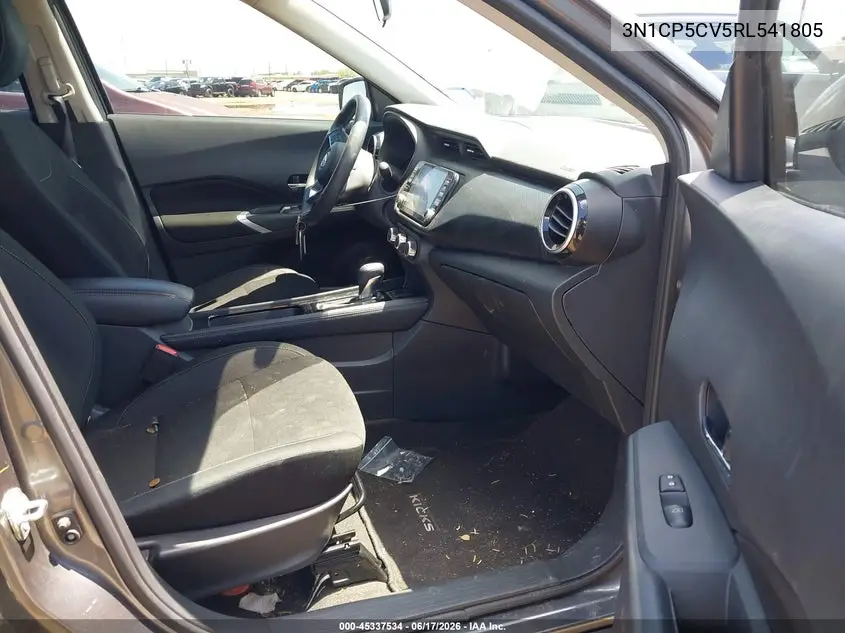 2024 Nissan Kicks Sv Xtronic Cvt VIN: 3N1CP5CV5RL541805 Lot: 45337534