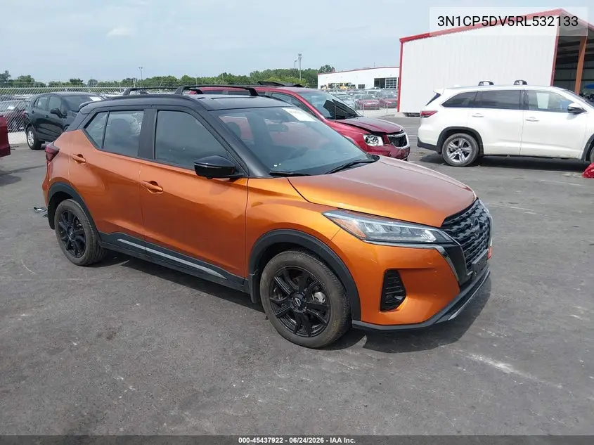 2024 Nissan Kicks Sr Xtronic Cvt VIN: 3N1CP5DV5RL532133 Lot: 45437922