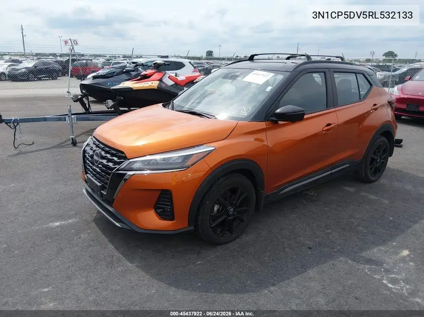 2024 Nissan Kicks Sr Xtronic Cvt VIN: 3N1CP5DV5RL532133 Lot: 45437922