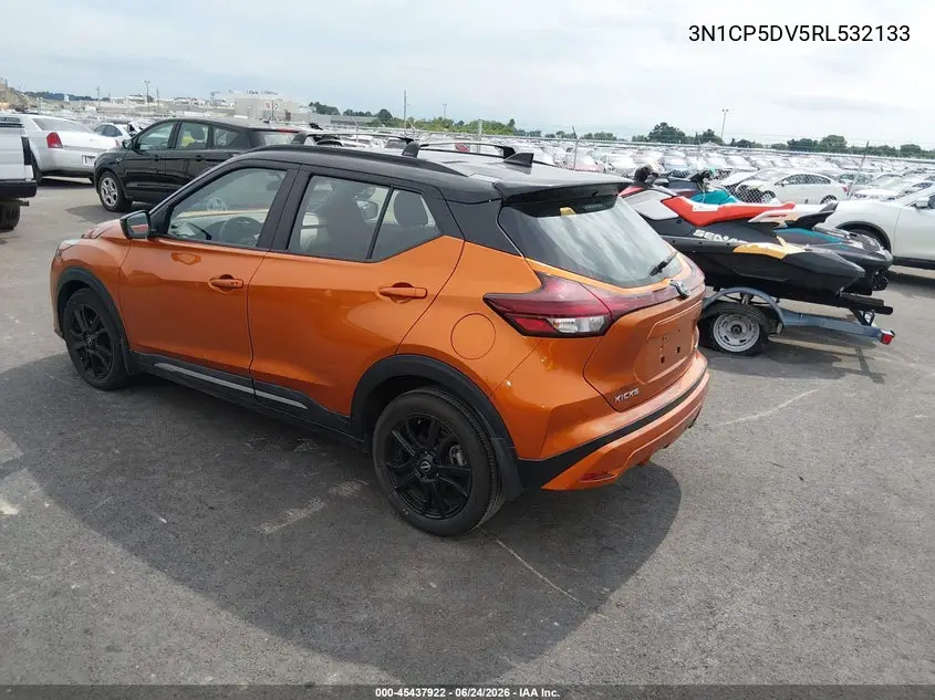 2024 Nissan Kicks Sr Xtronic Cvt VIN: 3N1CP5DV5RL532133 Lot: 45437922