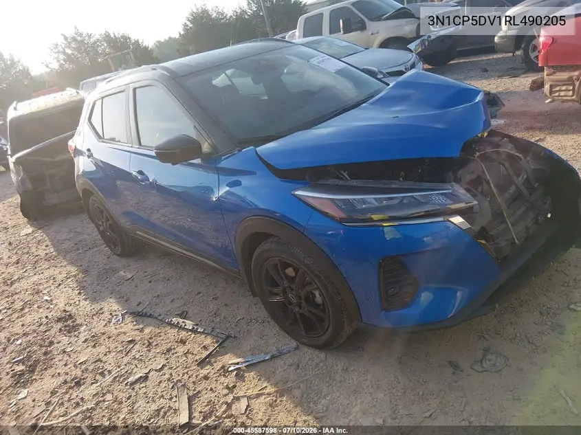 2024 Nissan Kicks Sr Xtronic Cvt VIN: 3N1CP5DV1RL490205 Lot: 45587598