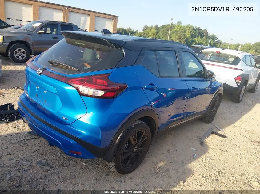 2024 Nissan Kicks Sr Xtronic Cvt VIN: 3N1CP5DV1RL490205 Lot: 45587598