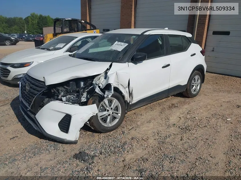 2024 Nissan Kicks S Xtronic Cvt VIN: 3N1CP5BV6RL509334 Lot: 45609827
