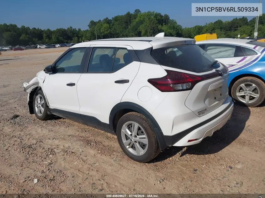 2024 Nissan Kicks S Xtronic Cvt VIN: 3N1CP5BV6RL509334 Lot: 45609827