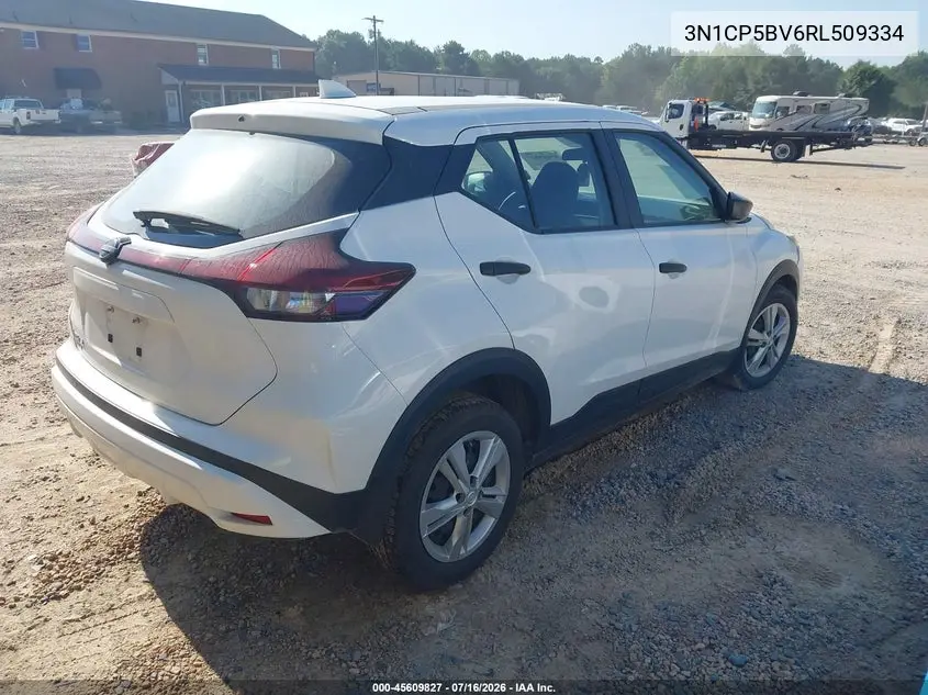 2024 Nissan Kicks S Xtronic Cvt VIN: 3N1CP5BV6RL509334 Lot: 45609827