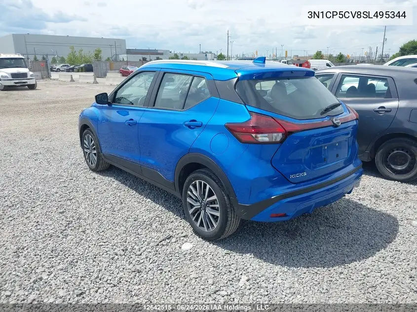 2025 Nissan Kicks Play Sv VIN: 3N1CP5CV8SL495344 Lot: 12642515